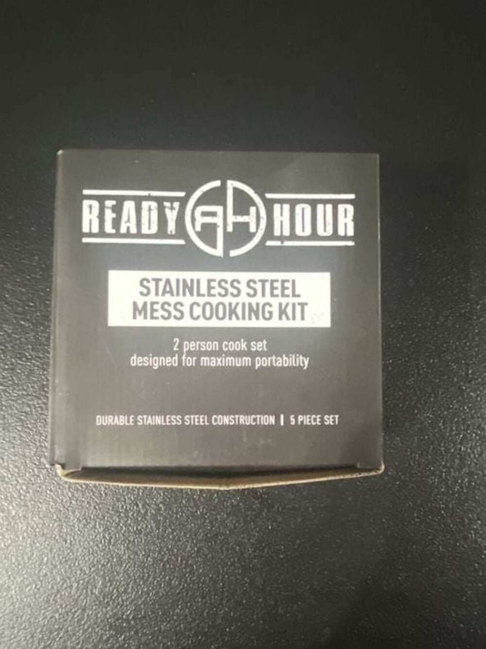 Ready Hour Stainless Steel Mess Cooking Kit (5 Piece Set)